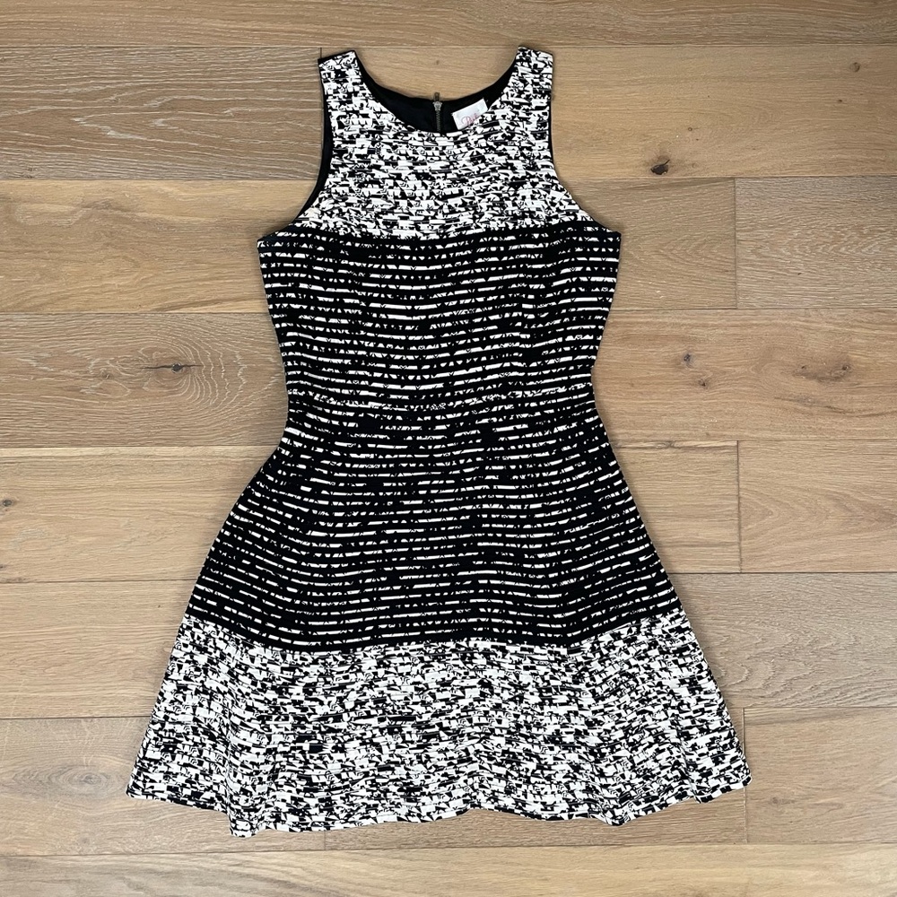 Black and white Parker cocktail dress